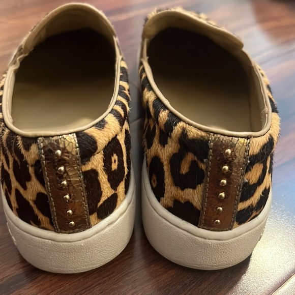 Michael Kors Ponyhair Leopard print slip on sneakers - Picture 3 of 7
